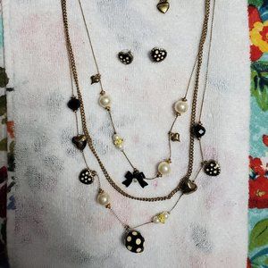 Betsy Johnson Heart set